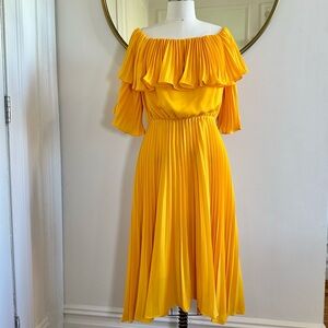 Pleated Off Shoulder Summer Dress *NWT*